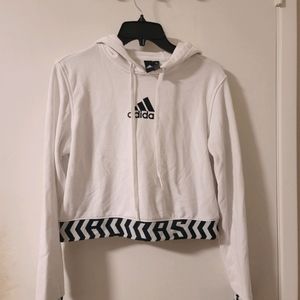 Rare Adidas crop hoodie